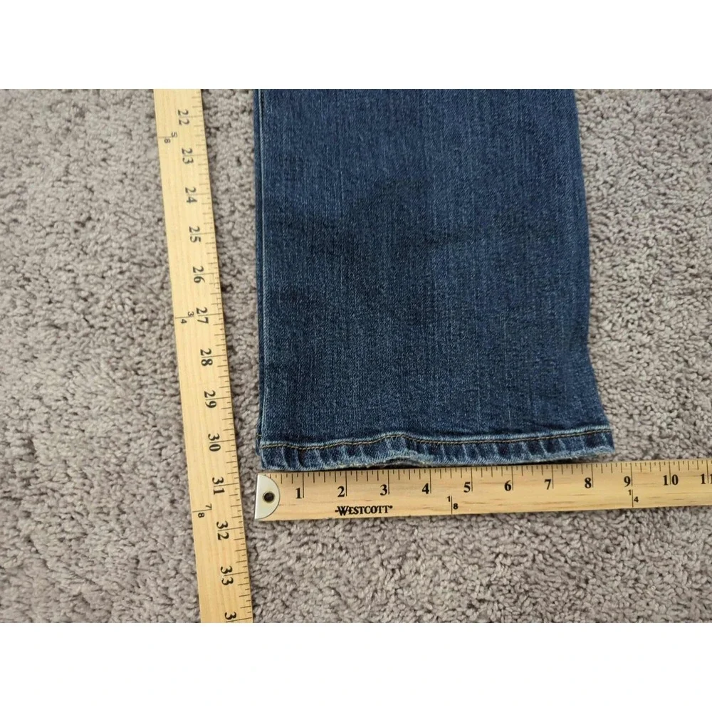 Kancan Jeans Mens 32 Blue Straight‎ Leg Mid Rise Faded Casual - Picture 7 of 8